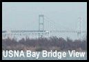 The Chesapeake Bay Bridge as seen from the US Naval Academy.  Click to enlarge.